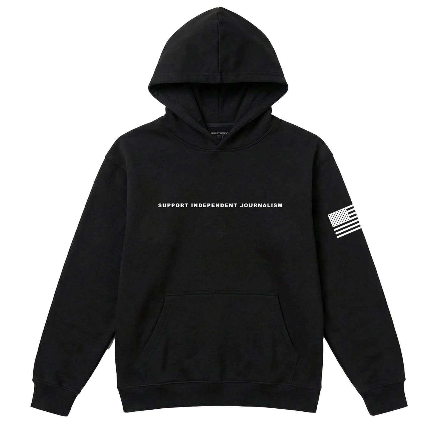 Support Independent Journalism Hoodie - Black
