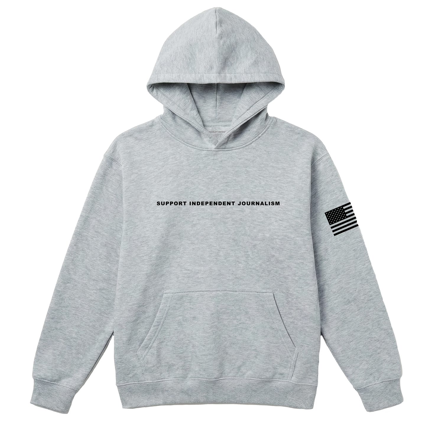 Support Independent Journalism Hoodie - Heather